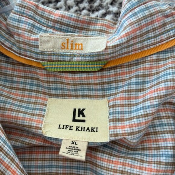 LIFE KHAKI Plaid Long Sleeve Button Down Shirt - Picture 7 of 8